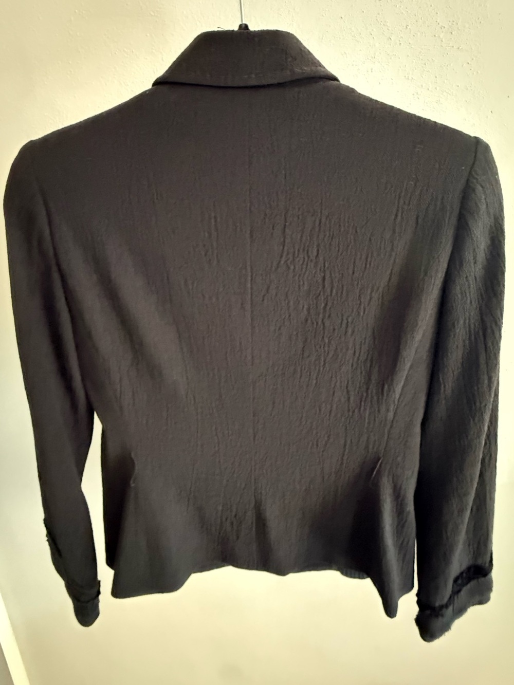 Moschino - Vintage Great Condition - Blk Jacket/ Blazer w/ Velvet Ribbon detail. - Picture 2 of 2